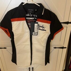 Harley-Davidson Women’s Colorblock Shirt – Size Medium – NEW w/ Tags 🔥